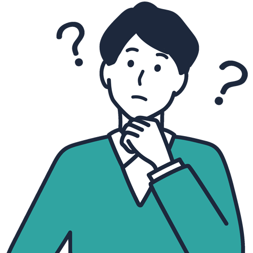 【地域名】の小規模事業者がLINE導入に悩む様子｜個人事業主のビジネスマン