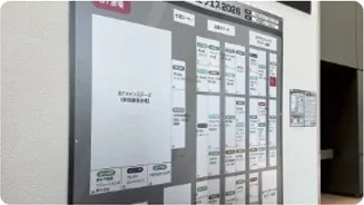 会場の案内板